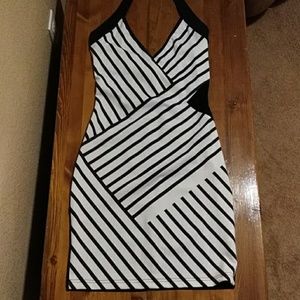 Black and white dress